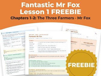 FREE Fantastic Mr Fox Lesson 1: Scripted Reading Lesson, Activity + Homework (KS2)