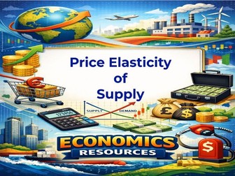 A level economics Elasticity of Supply PES