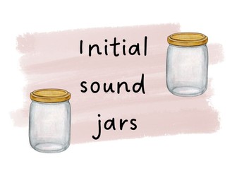 Initial sound phonic jars