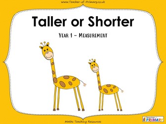 Taller or Shorter - Year 1