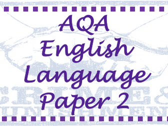 New AQA English Language, Paper 2 Reading. Crime & Punishment texts.