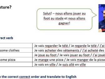 Practice of the 3 tenses - French. Full lesson