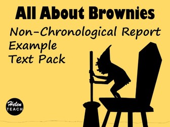 Brownies Non-Chronological Report Example Text Pack
