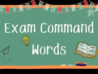 Exam Command Words Display