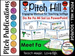 pitch hill introduce fa powerpoint practice do re mi fa sol
