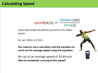 Forces and Speed AQA Combined - Embedded Exam Qs and Mark Scheme