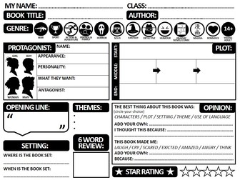 Book Review Templates