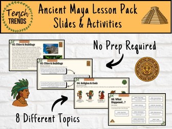 Ancient Maya - Information & Activity Pack