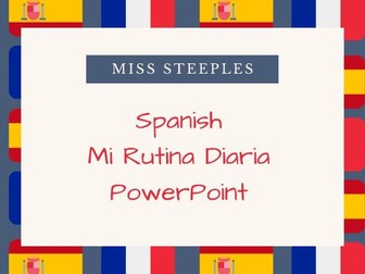 Mi Rutina Diaria - Spanish Daily Routine