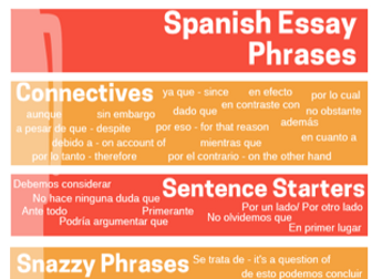 Spanish Essay Phrases for any Essay