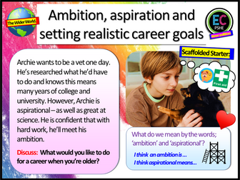 Ambition + Careers PSHE