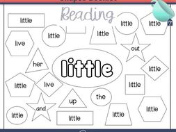 jolly phonics tricky words booklet color the shape teaching resources