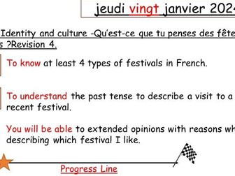 Year 11 French Revision lesson 4