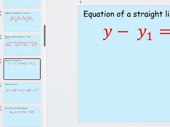 A-Level Maths Formulae to Learn (Core)