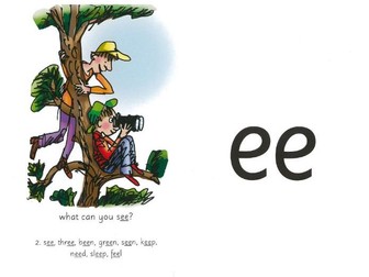 Phonetic sound 'ee' activities