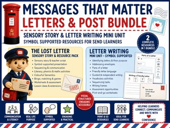 Messages that Matter- letters and post bundle