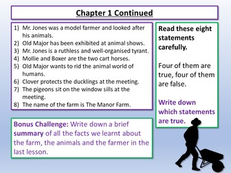 Animal Farm Chapter 1