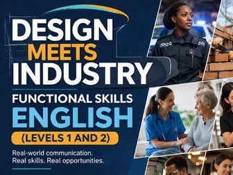 Design Meets Industry Functional Skills English Level 1 and 2