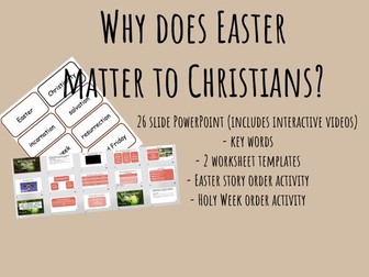 EASTER - Why Does Easter Matter to Christians?