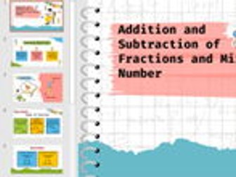 Adding and Subtracting fractions KS2