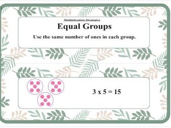 Working Wall Maths Display Multiplication Strategies 2