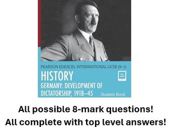 iGCSE History (Germany): All 8-mark Q&As