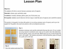 US Capacity Customary Conversions