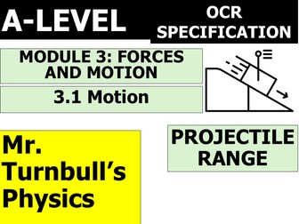 Projectile Range (OCR A-Level Physics)