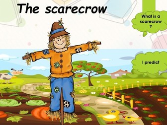 Scarecrow story and sheet