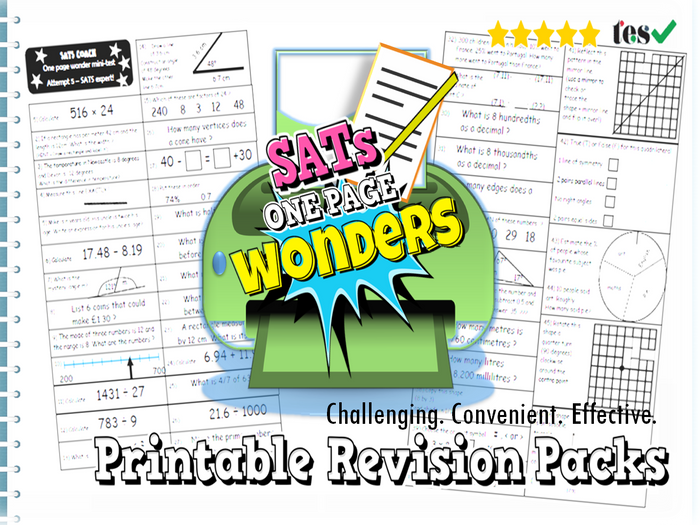 SATs Maths Revision Packs KS2 | Teaching Resources