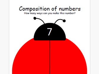 Ladybird number composition 1-10