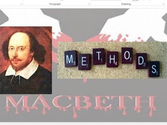Macbeth lesson - Writer's methods