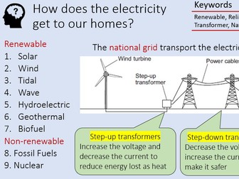 Energy Resources and Specific Heat Capacity Required Practical - AQA Combined Science Physics Paper