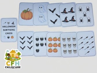 Halloween Subitising Flashcards – EYFS Maths