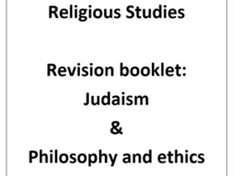 Judaism and Philosophy and Ethics Revision Booklet Edexcel