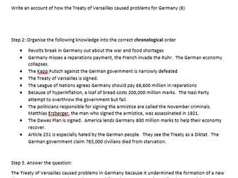 AQA GCSE History  Conflict and tension 1918-39