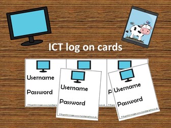 ICT log on cards