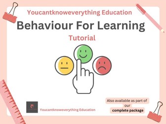 Behaviour For Learning Tutor Time / Assembly
