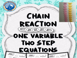Two Step Equation Chain Reaction