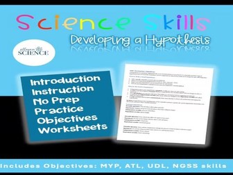 Developing a Hypothesis Scientific Method Skills