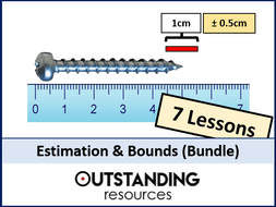 Place Value, Rounding, Estimation and Bounds BUNDLE (7 Lessons)