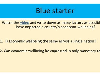 A Level Economics 2.1.1 Economic Growth Lsn 7. National Happiness