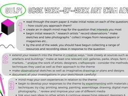 Art & Design exam advice - week by week
