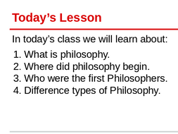 Introduction to Philosophy | Teaching Resources