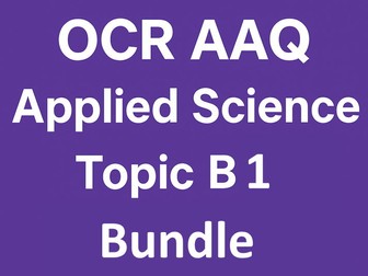 OCR AAQ F180 Biology B1 Bundle