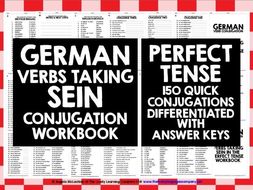 GERMAN VERBS PERFECT TENSE WITH SEIN by LivelyLearning - Teaching