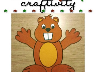Groundhog Day Paper Craft Craftivity