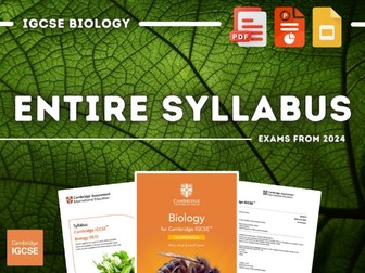 Cambridge IGCSE Biology - The Complete Course