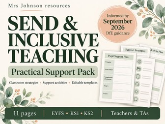 SEND Inclusive Teaching Support Pack (September 2026 Guidance)