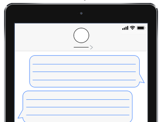 iPad/iPhone Writing Frame